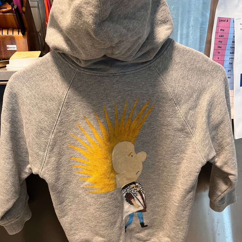 Gray Gucci Hoodie size 5